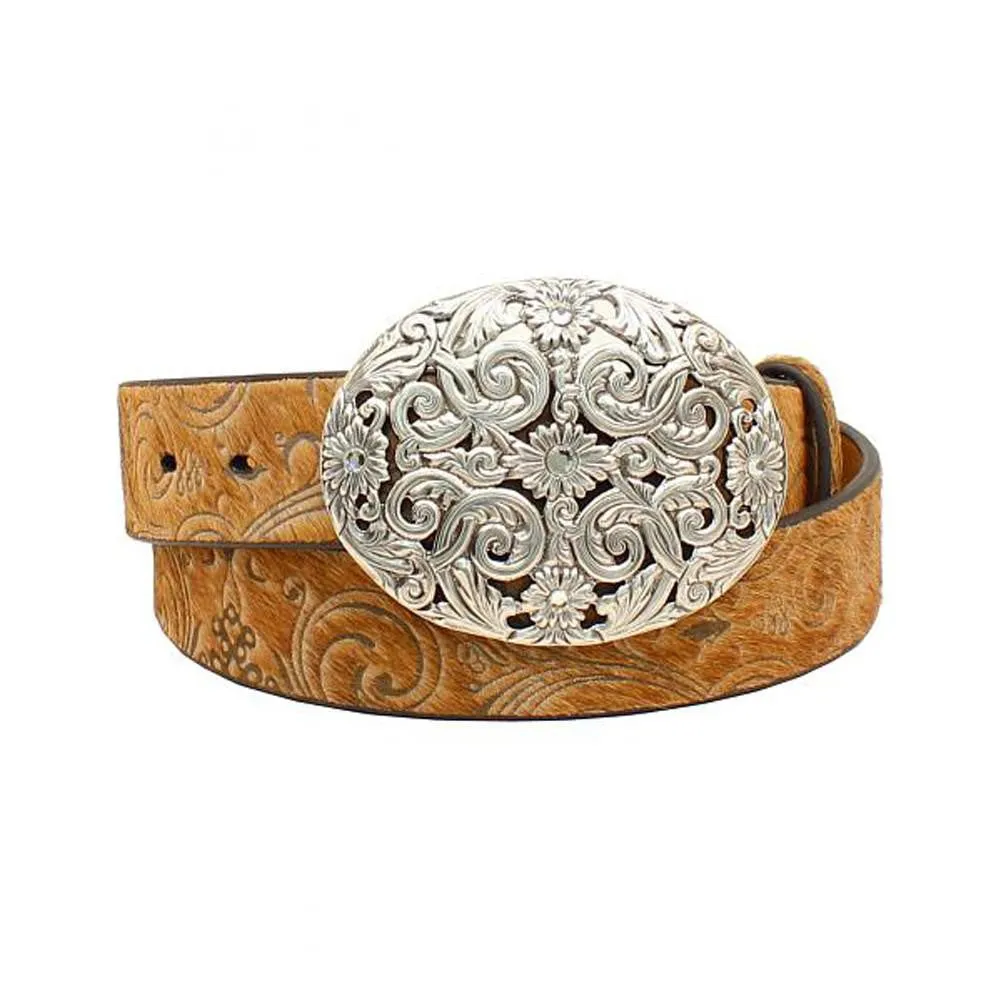 1/2'' Scroll Hair-On Belt