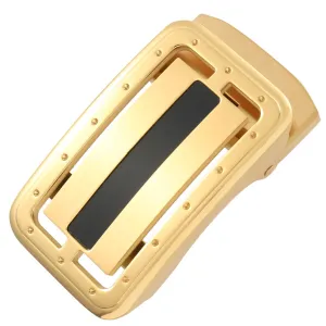 3.5cm Width Golden Silver Color Stainless Steel Automatic Buckle for Men