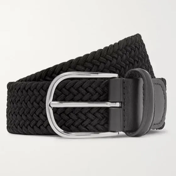 3.5cm Woven Elastic Belt (Dark Grey)