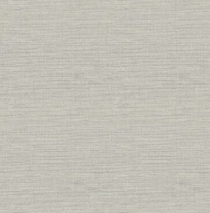 Agave Dove Faux Grasscloth Wallpaper