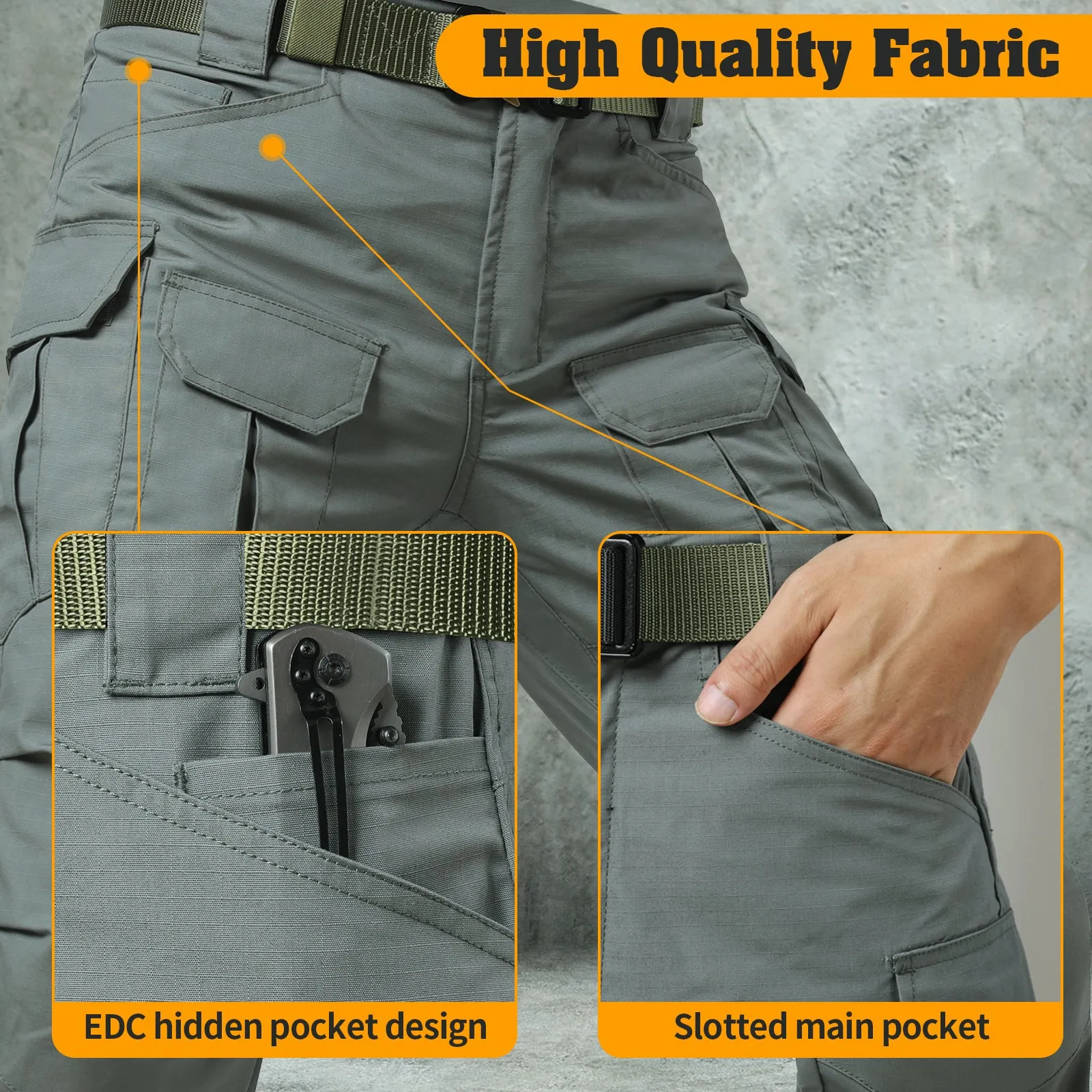 Archon IX8 Outdoor Waterproof Tactical Pants-Army Green