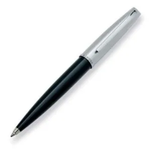 Aurora Style Metal Black Chrome Ballpoint Pen