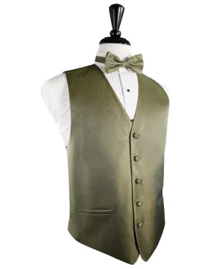 Bamboo Herringbone Tuxedo Vest