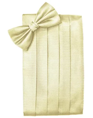 Banana Herringbone Kids Cummerbund