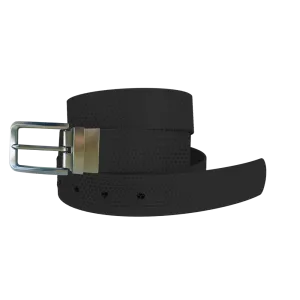 C4 Combs Black Elite Belt- Black w/ Brushed Titanium Buckle