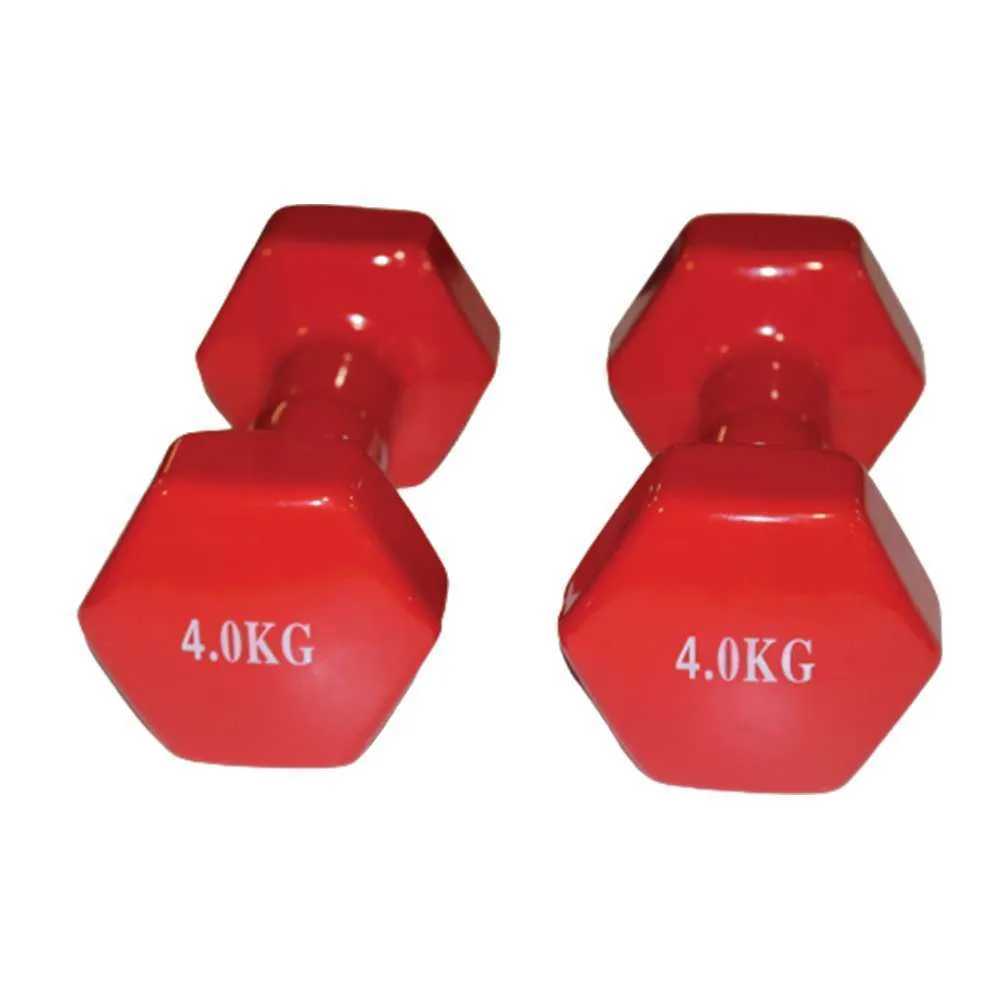 Dumbbells Vinyl Coated 4kg