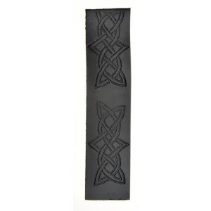 Embossed Interlink Pattern Velcro Kilt Belt Strap - WES