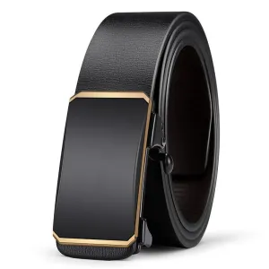 PU LEATHER AUTOMATIC BELT BUCKLE