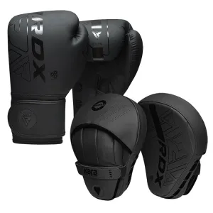 RDX F6 Kids 6oz KARA Boxing Gloves & Focus Pads