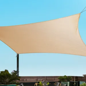 Shade Sail Cloth - 3 x 5m - Sand