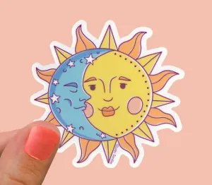 Sun and Moon Sticker