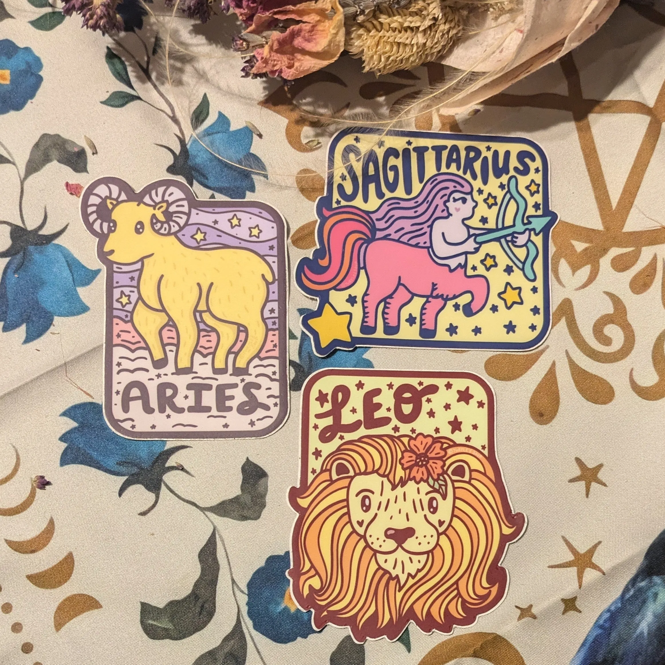 Zodiac Vinyl Stickers by Turtle's Soup